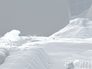 Primitive man hunting Modelo 3D
