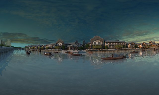 Ancient town Modèle 3D .c4d .max .obj .3ds .fbx .stl .blend 