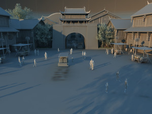 Ancient town Modelo 3D