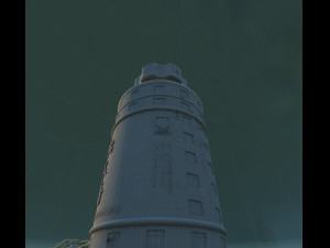 Bottle building 3D Model