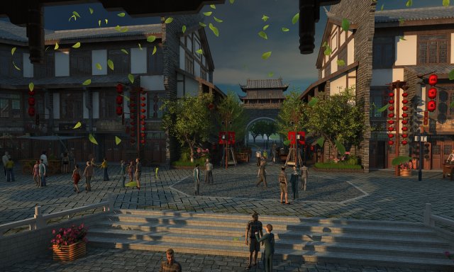 Ancient town 3D Model .c4d .max .obj .3ds .fbx .stl .blend 
