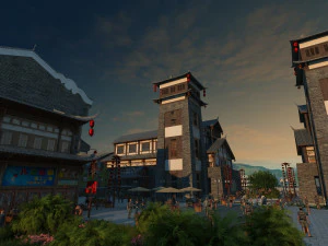 Ancient town 3D Model