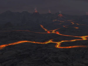 Volcanic 3D Model