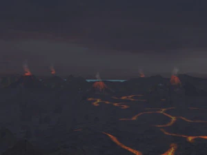 Volcanic 3D Model