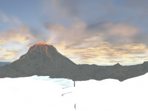 Volcanic 3D Model
