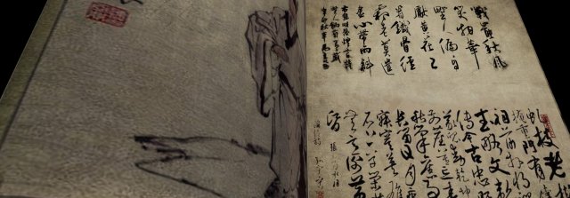 Ancient book 3D Model .c4d .max .obj .3ds .fbx .stl .blend 