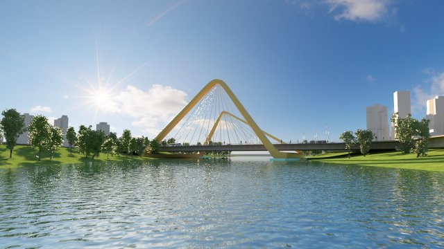 Bridge Modelo 3D .c4d .max .obj .3ds .fbx .stl .blend 