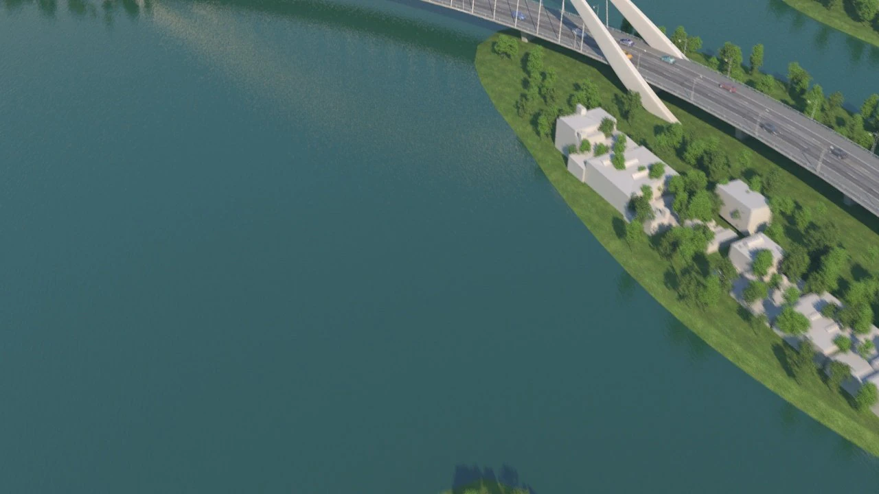 Bridge 3D Model .c4d .max .obj .3ds .fbx .stl .blend 