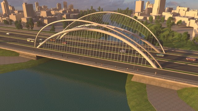 Bridge Modelo 3D .c4d .max .obj .3ds .fbx .stl .blend 