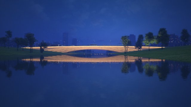 Bridge Model 3D .c4d .max .obj .3ds .fbx .stl .blend 