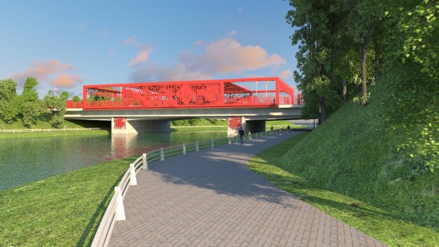 Bridge Modelo 3D .c4d .max .obj .3ds .fbx .stl .blend 