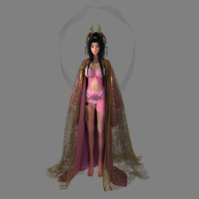 Classical Beauty Modelo 3D .c4d .max .obj .3ds .fbx .stl .blend 