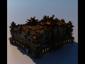 Flying Theater Modelo 3D