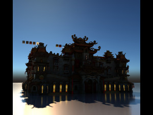 Flying Theater Modelo 3D