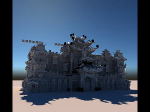 Flying Theater 3D Model