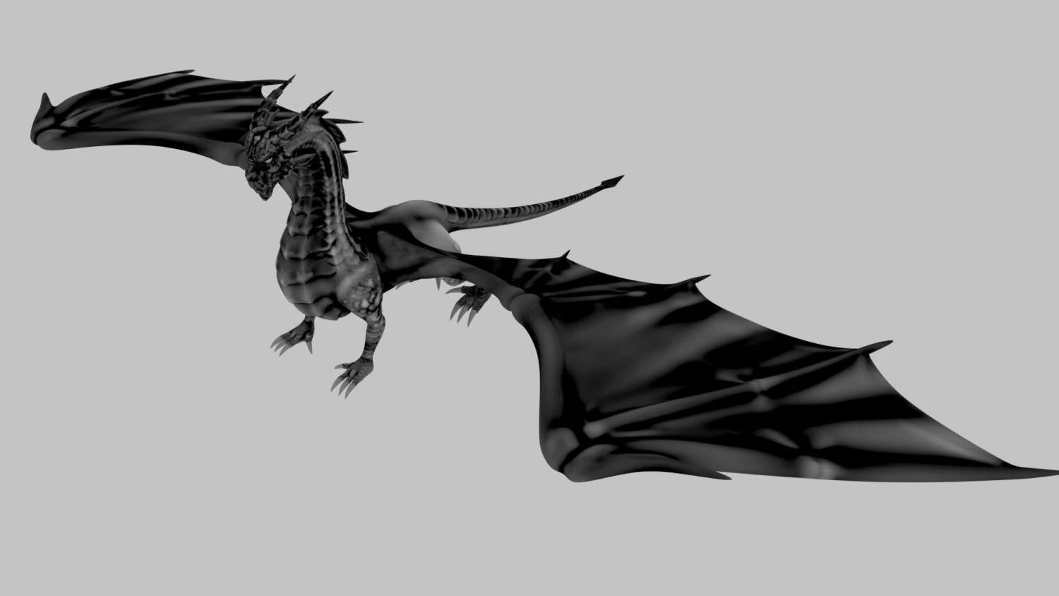 Dragón Modelo 3D .c4d .max .obj .3ds .fbx .stl .blend