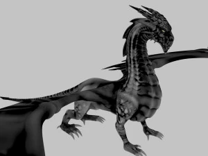 Drag&oacute;n Modelo 3D