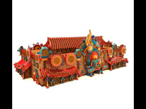 Trackless Dark Ride 3D Model