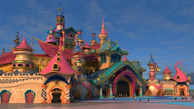 Childrens playground Model 3D .c4d .max .obj .3ds .fbx .stl .blend 