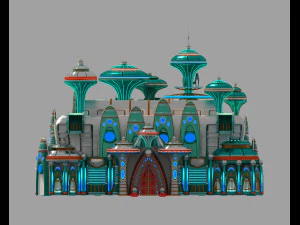 Stunt Theatre 3D Model