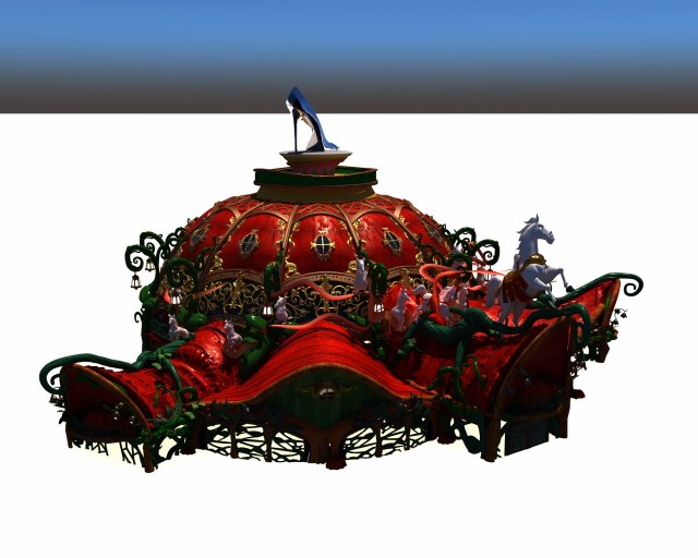Carousel 3D Model .c4d .max .obj .3ds .fbx .stl .blend 