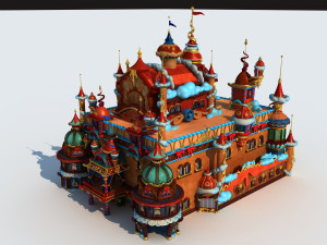 Childrens Puppet Show Theatre Modelo 3D