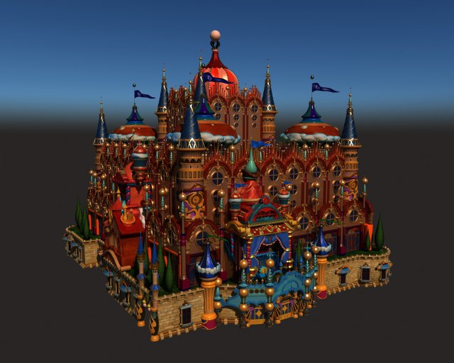 MultiMedia Drop Tower Modelo 3D .c4d .max .obj .3ds .fbx .stl .blend 