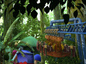 Roller coaster 3D Model