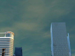 都市の建物 3Dモデル