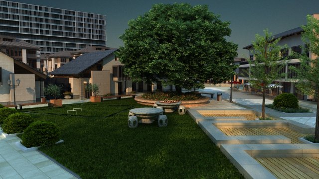 City building 3D Модель .c4d .max .obj .3ds .fbx .stl .blend