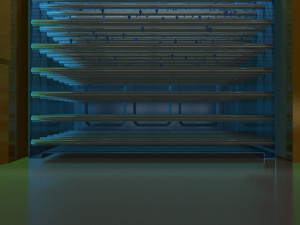 Nuclear facility 3D Model