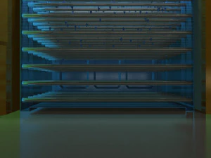 Nuclear facility 3D Model