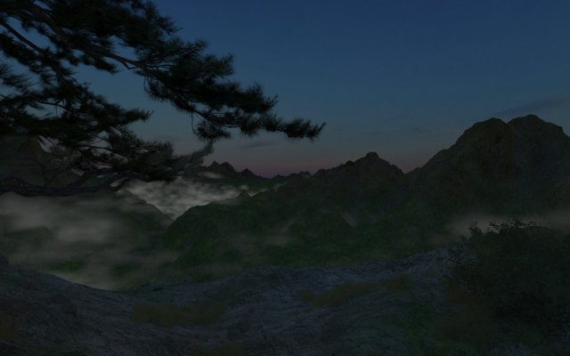 Mountain forest Modelo 3D .c4d .max .obj .3ds .fbx .stl .blend 
