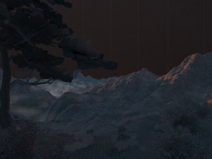 Mountain forest Modelo 3D