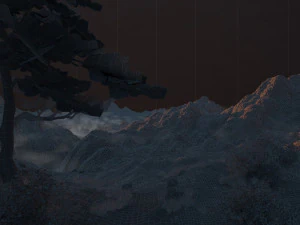 Mountain forest 3D Model