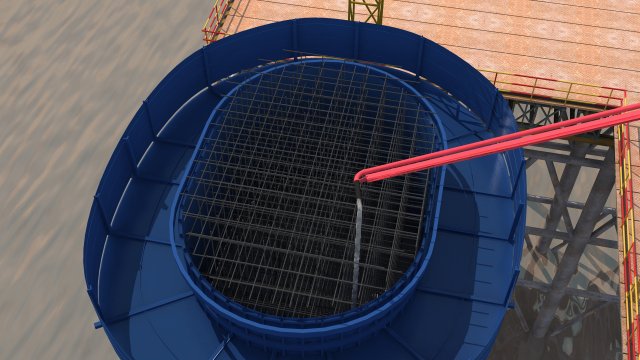 Bridge construction site 3D Model .c4d .max .obj .3ds .fbx .stl .blend 