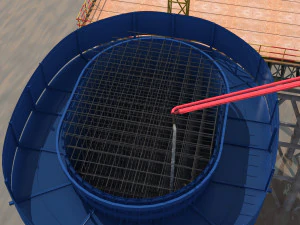 Bridge construction site 3D Model