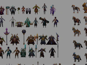 Game role 3D Model