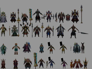 Game role 3D Model