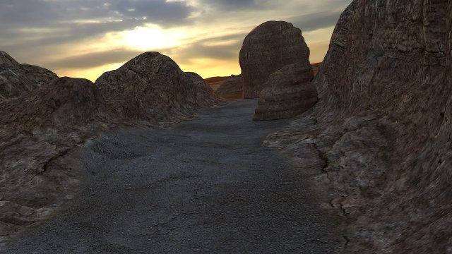 Terrain Modèle 3D .c4d .max .obj .3ds .fbx .stl .blend 