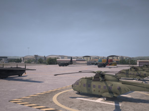 Military airport Modelo 3D