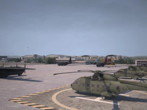 Military airport 3D Model