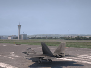 Military airport Modelo 3D
