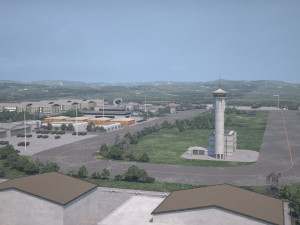 Military airport Modelo 3D