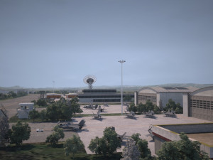 Military airport Modelo 3D