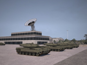 Military airport Modelo 3D