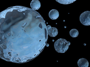 Water droplets 3D Model