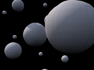 Water droplets 3D Модель