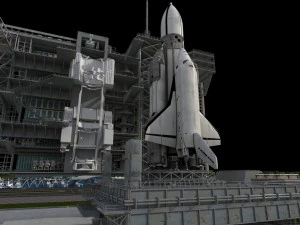 Space shuttle 3D Model