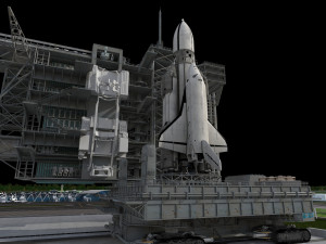 Space shuttle 3D Model